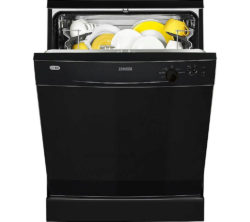 ZANUSSI ZDF21001NA Full-size Dishwasher - Black